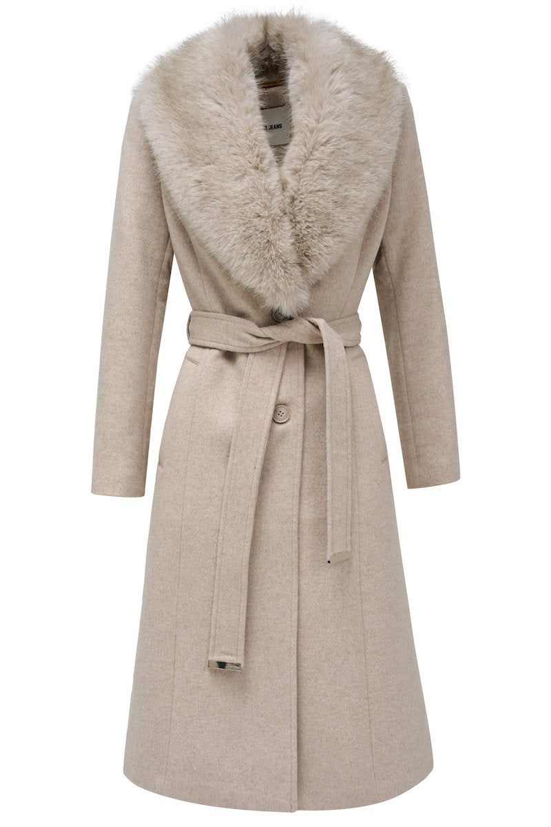 Manteau femme en laine Salsa