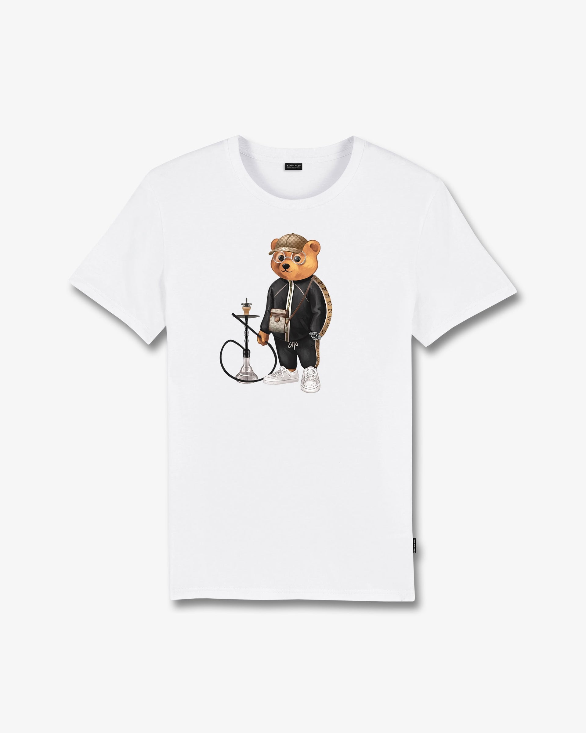 T-Shirt Baron Filou blanc col rond LXXXIV