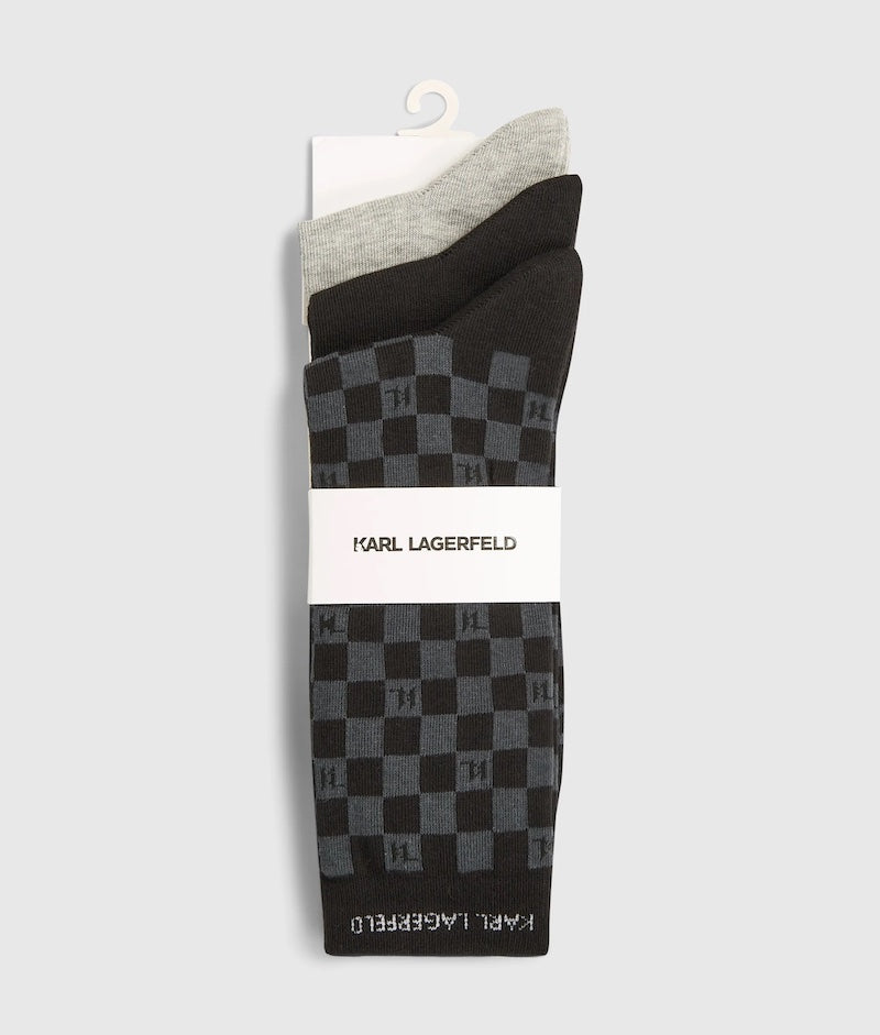 Lot de 3 paires de chaussettes homme Karl Lagerfeld B4M47027 284