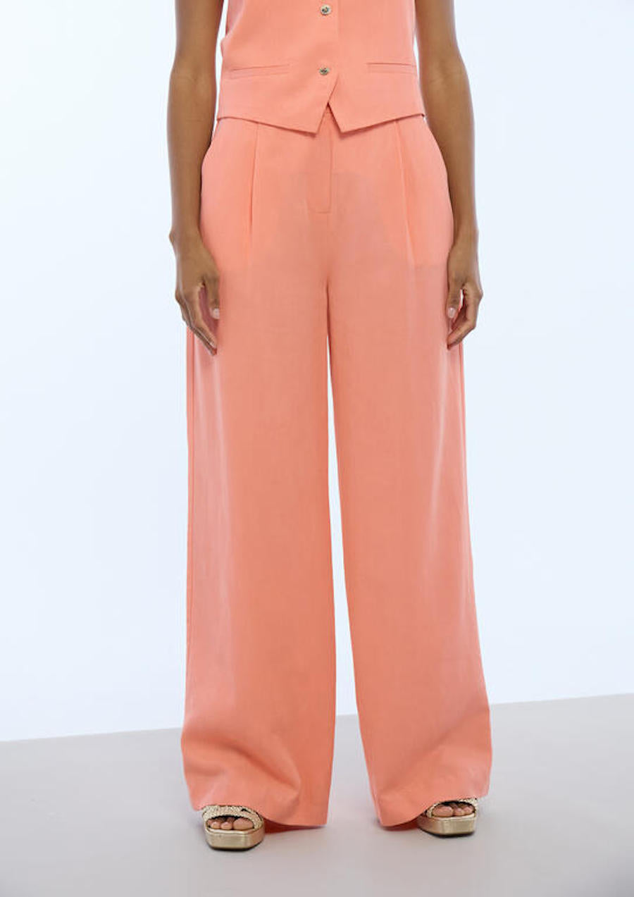 Pantalon palazzo corail Lola Casademunt