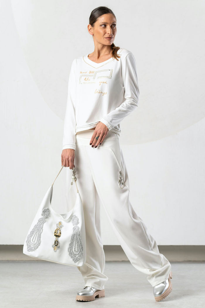 Pantalon sport chic Elisa Cavaletti