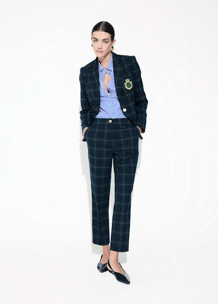 Pantalon tailleur écossais Lola Casademunt