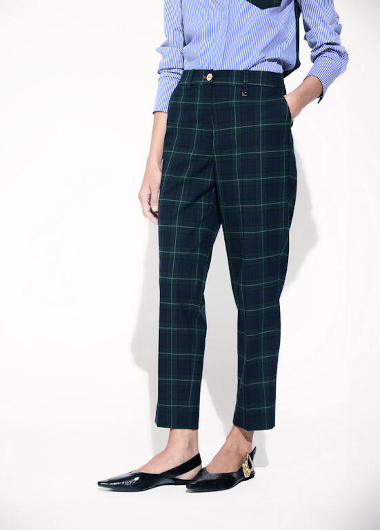 Pantalon tailleur écossais Lola Casademunt