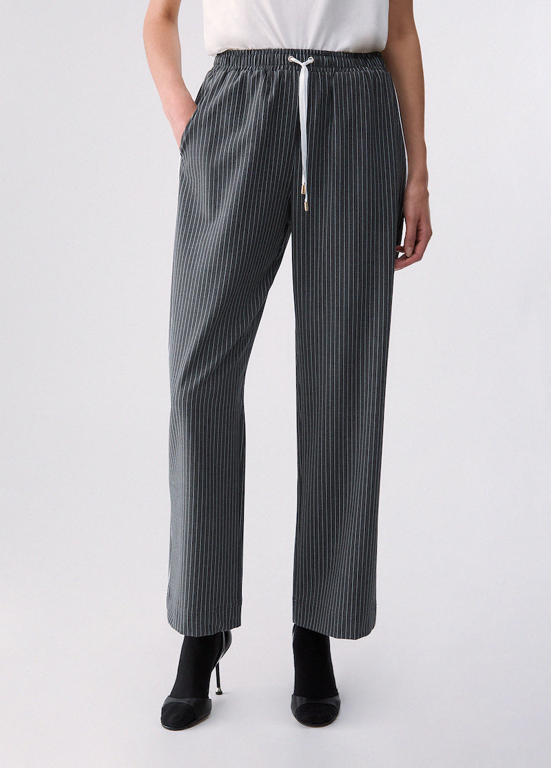 Pantalon femme à rayures de chez Liu Jo