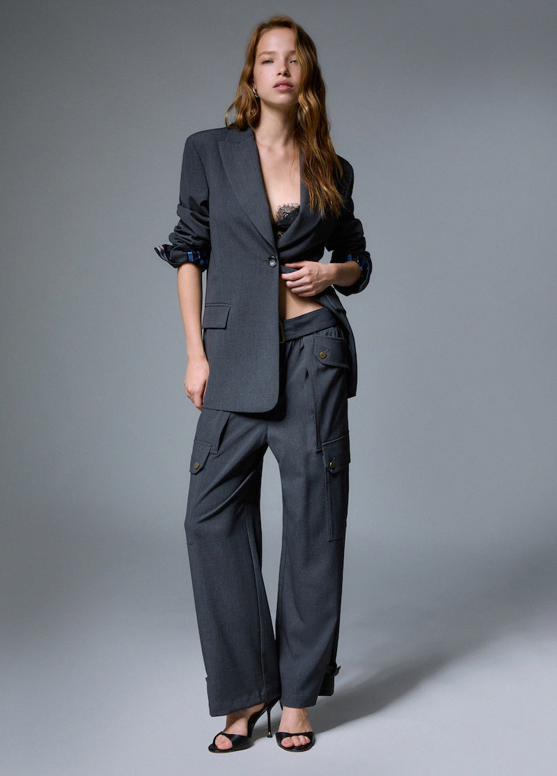 Pantalon cargo en flanelle Liu Jo