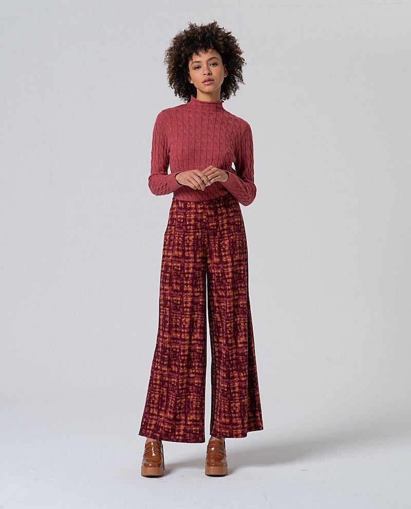 Pantalon femme en viscose recyclée Surkana