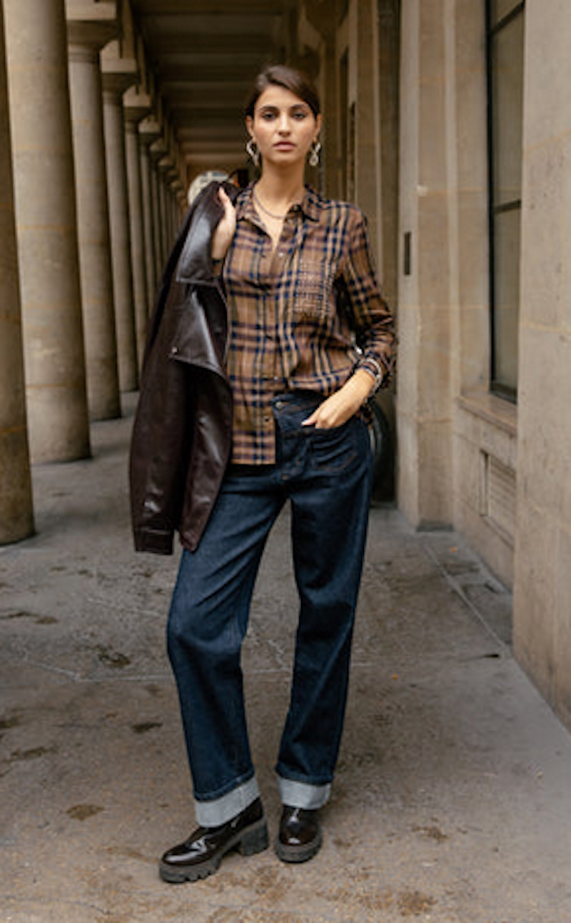 Jeans large Freeman T pour femme
