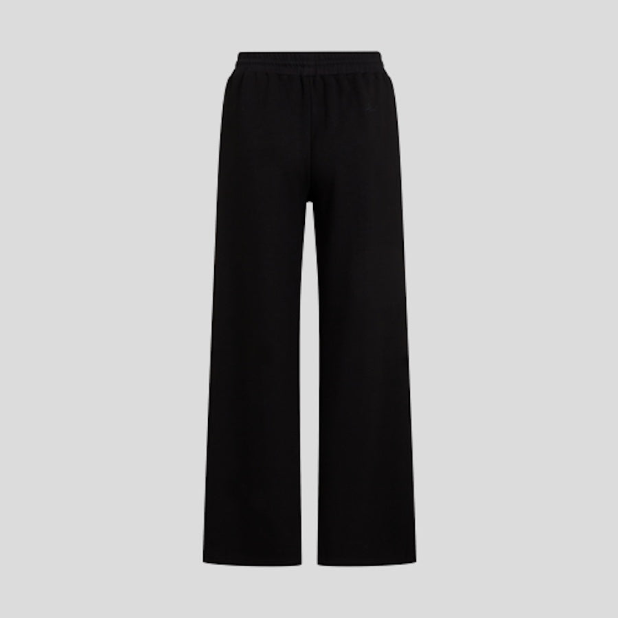 Pantalon Karl Lagerfeld noir à strass – coupe droite sport chic – Réf. B4W10077 999