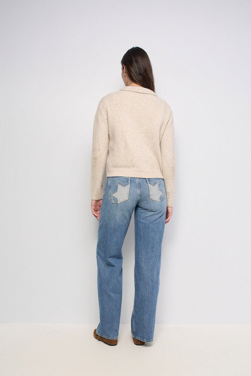 Polo femme en maille de chez Salsa Jeans