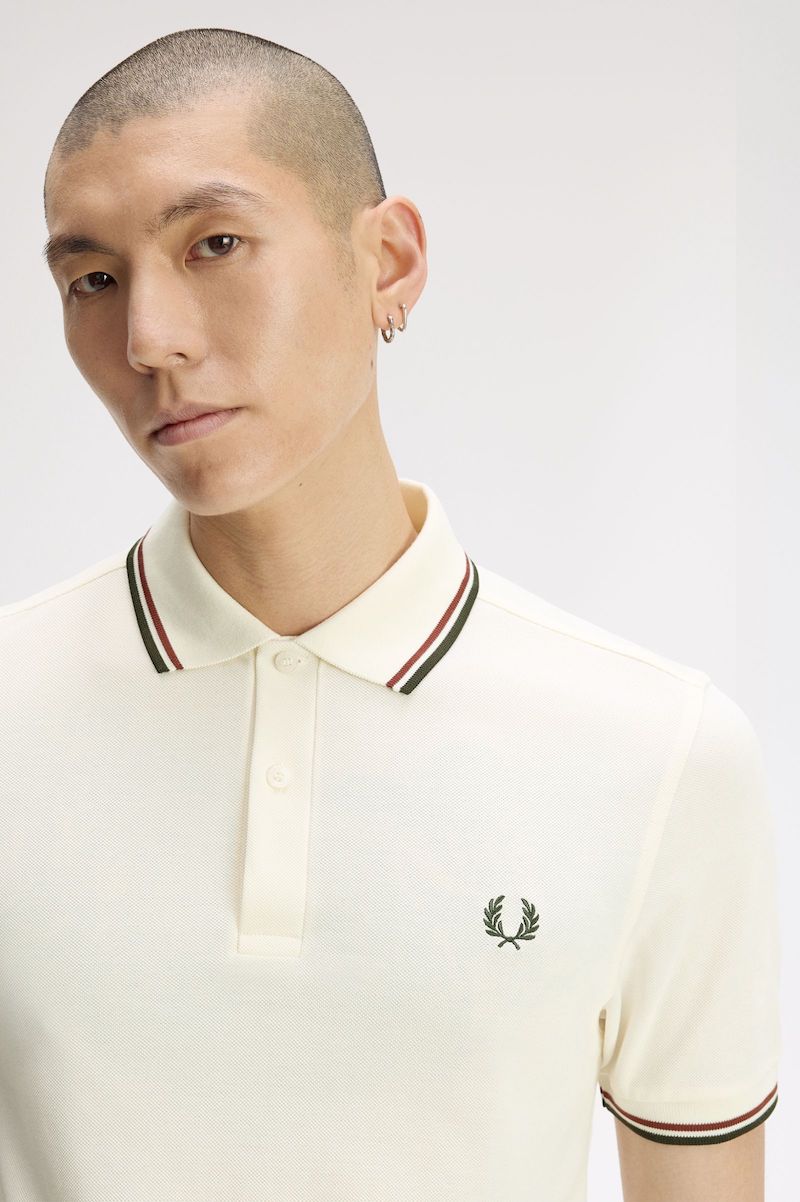 Polo homme FRed Perry beige