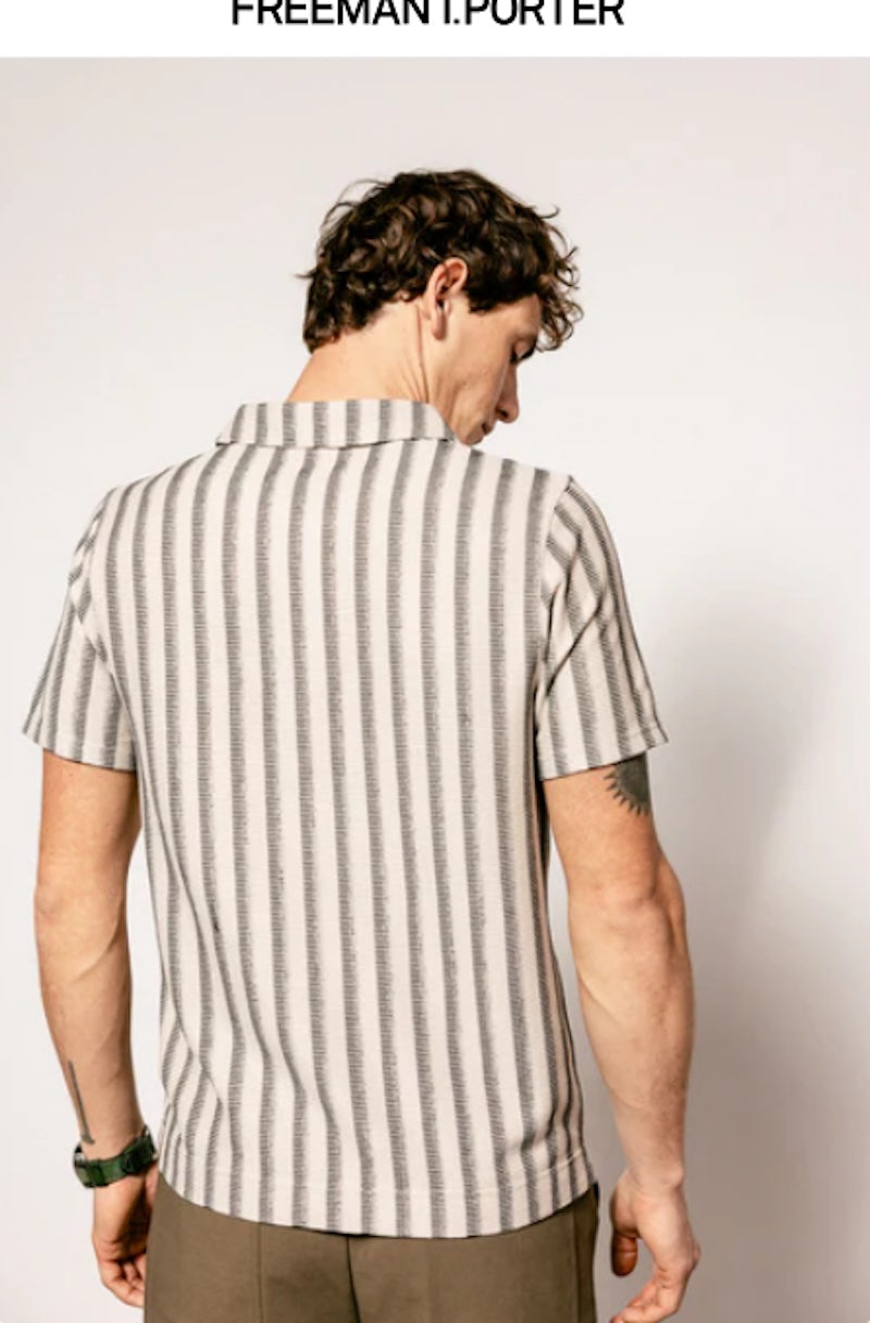 Polo en maille texturé Freeman T