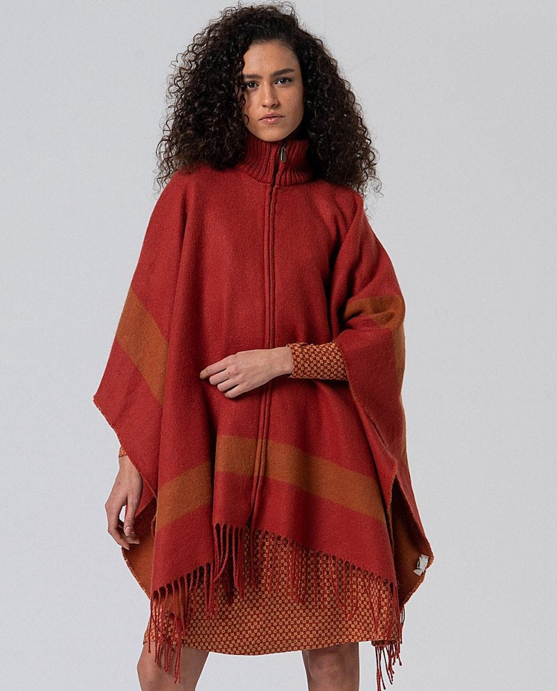 Poncho femme à fermeture Surkana