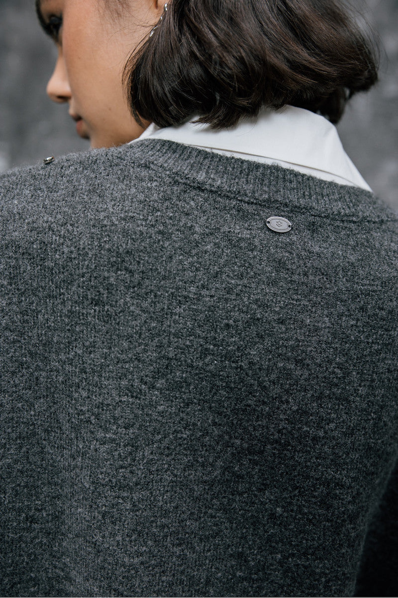 Pull femme sans manches à clous Freeman T Porter