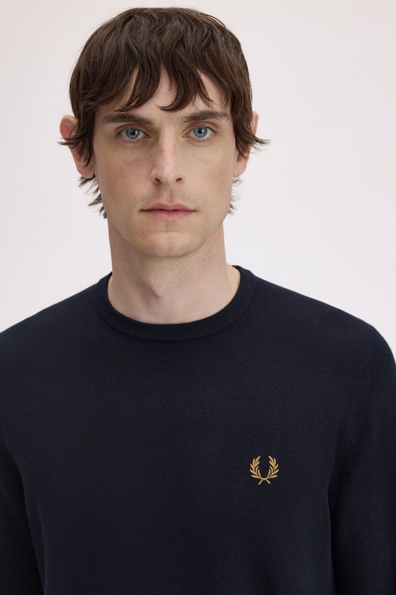 Pull homme Fred Perry K9601 795 Bleu marine