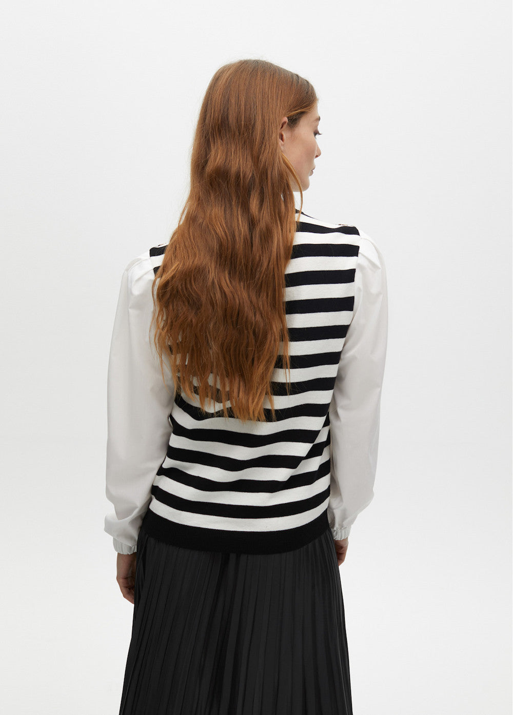 Pull avec manches en popeline Lola Casademunt
