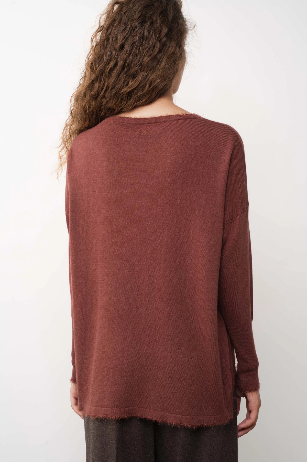 Pull oversize brique BSB Fashion