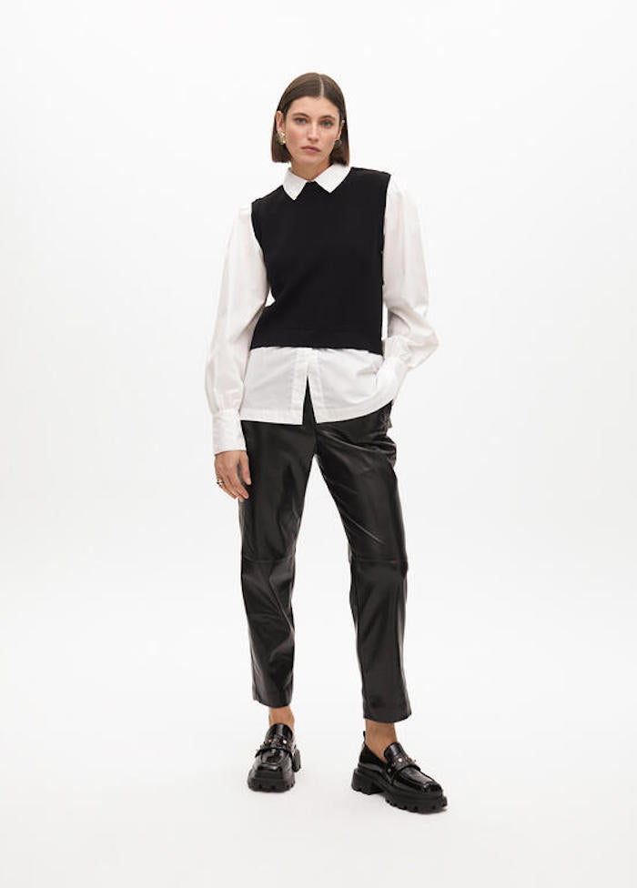 Pull et chemise en un de chez Lola Casademunt