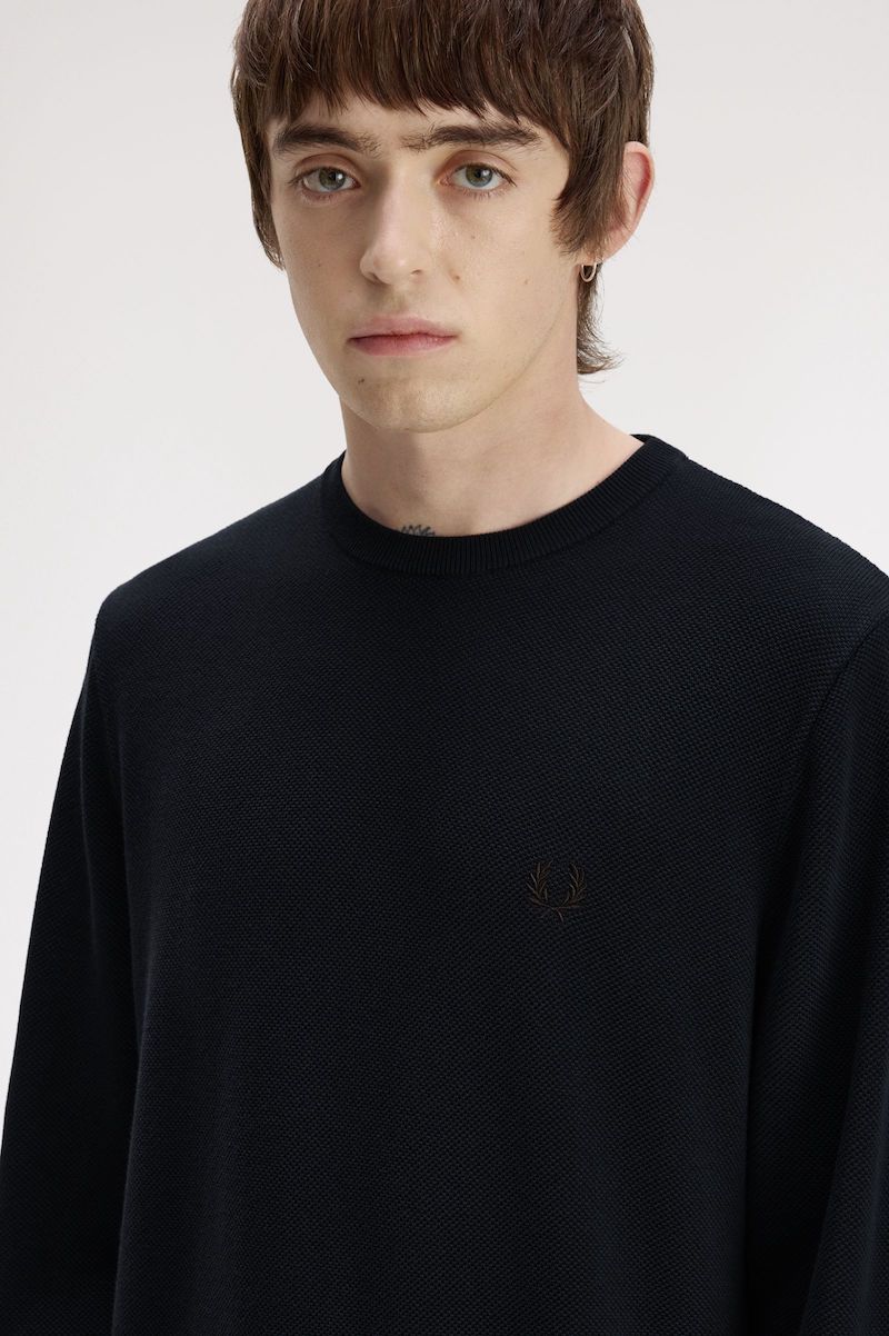 Pull en maille piquée Fred Perry