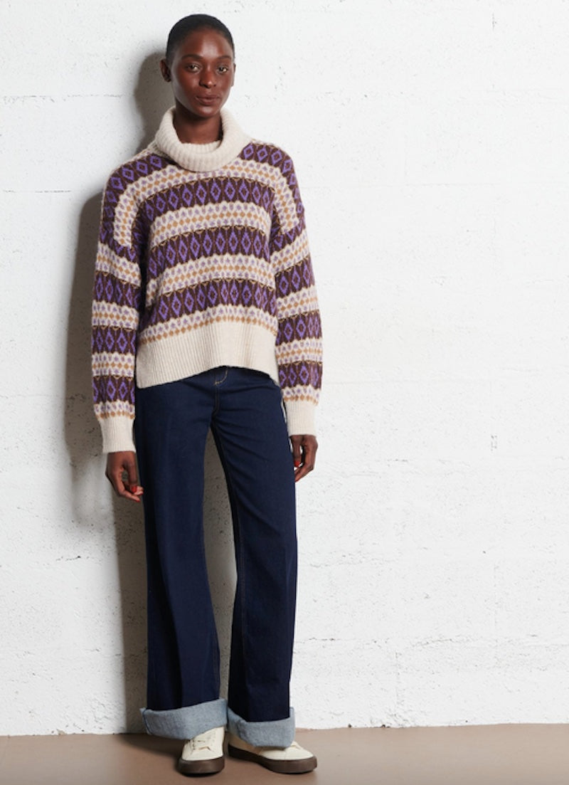 Pull col roulé Liu Jo MF5241