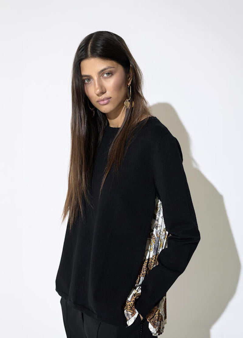 Pull avec dos plissé Lola Casademunt
