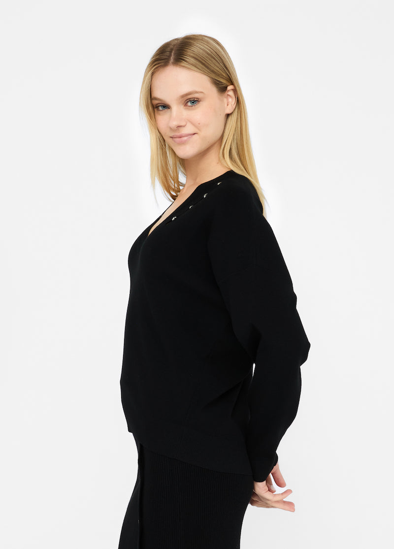 Pull femme col V Liu Jo