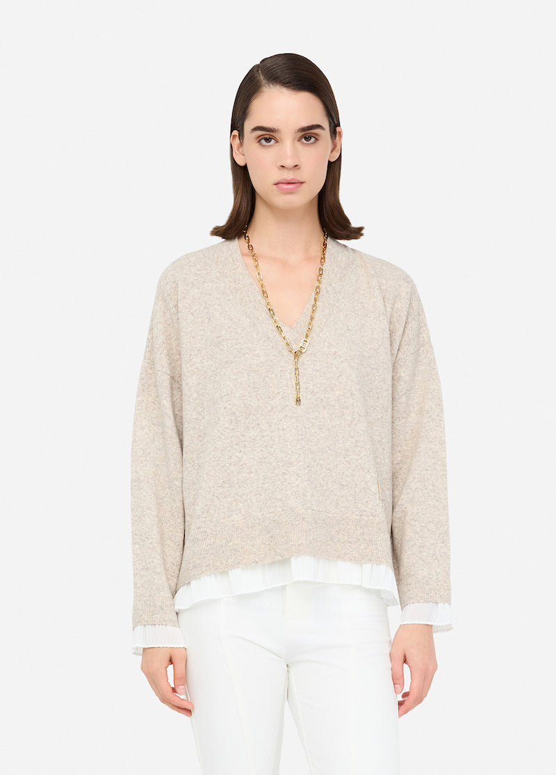 Pull à volants Liu Jo femme