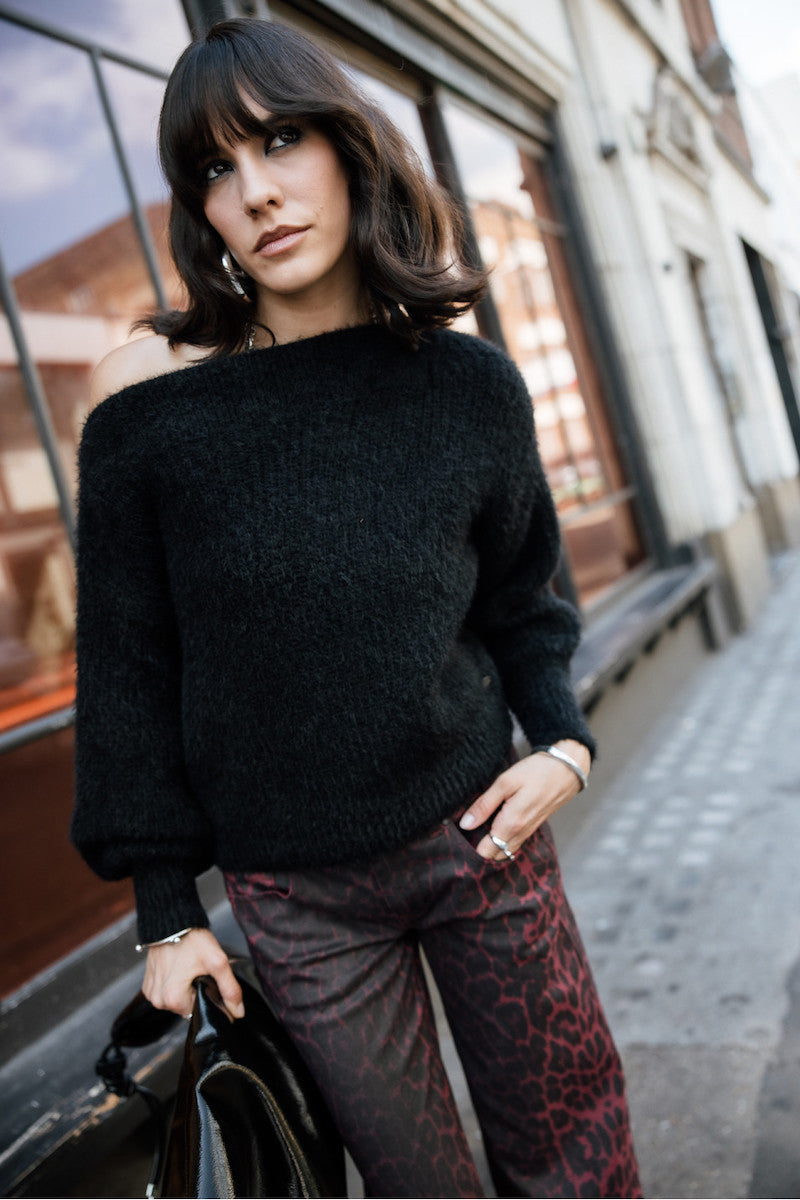 Pull en maille effet duveteux Freeman T