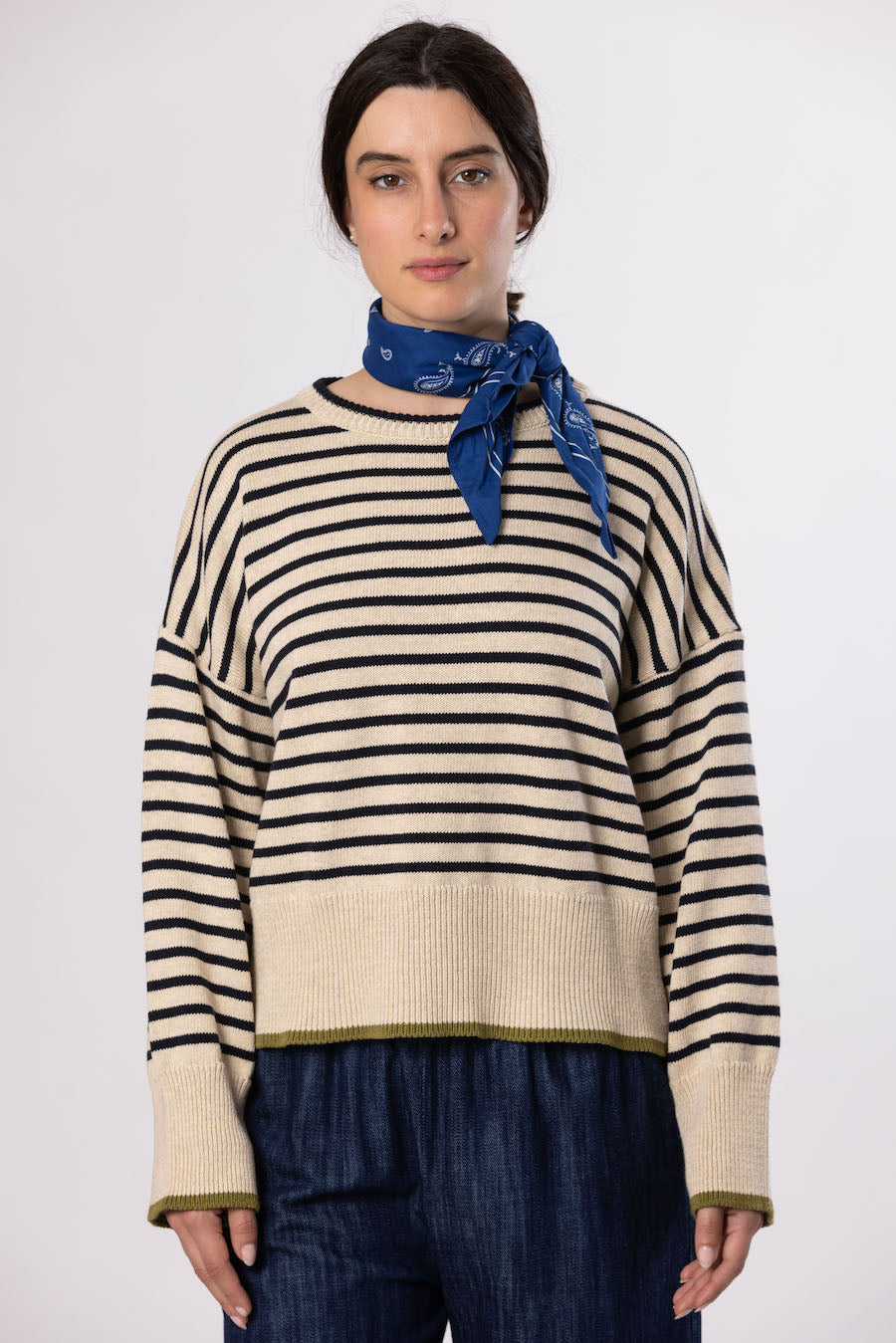 Pull marin femme de chez O'MER
