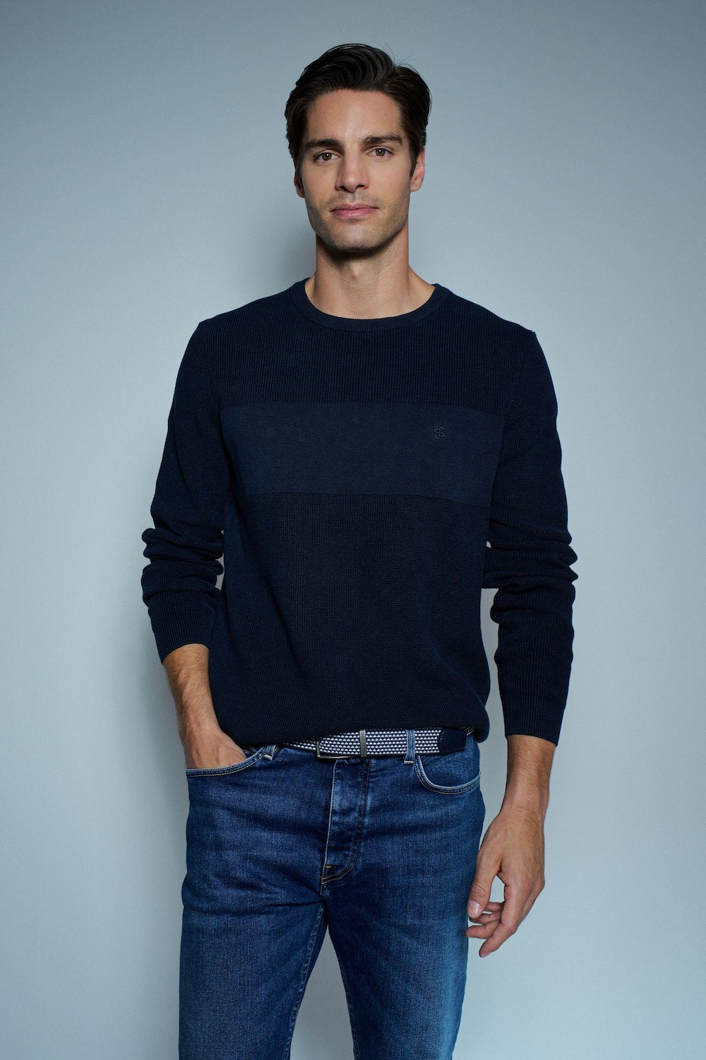 Pull en maille gaufré Salsa Jeans
