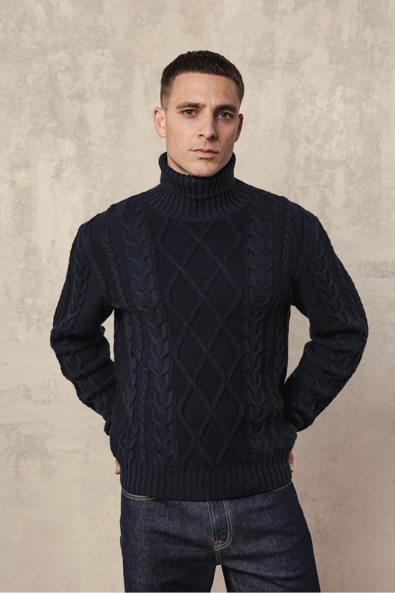 Pull homme motif jacquard Freeman T