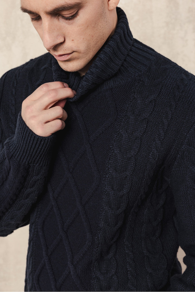 Pull homme motif jacquard Freeman T