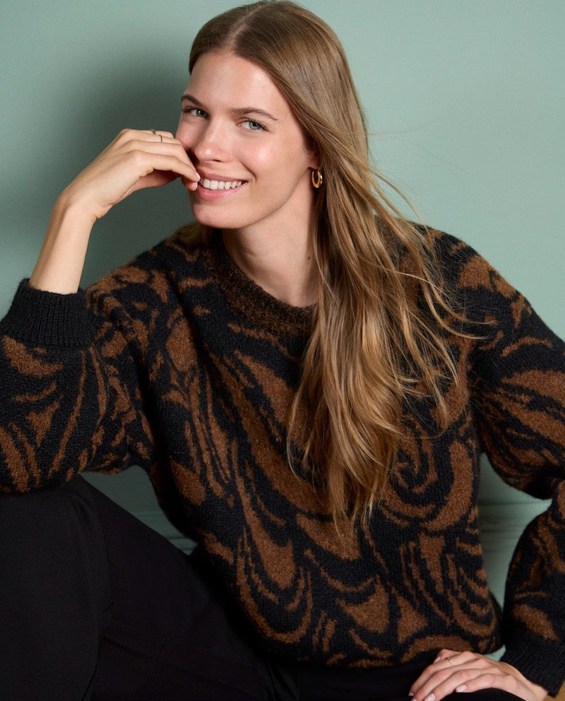 Gros pull jacquard Surkana