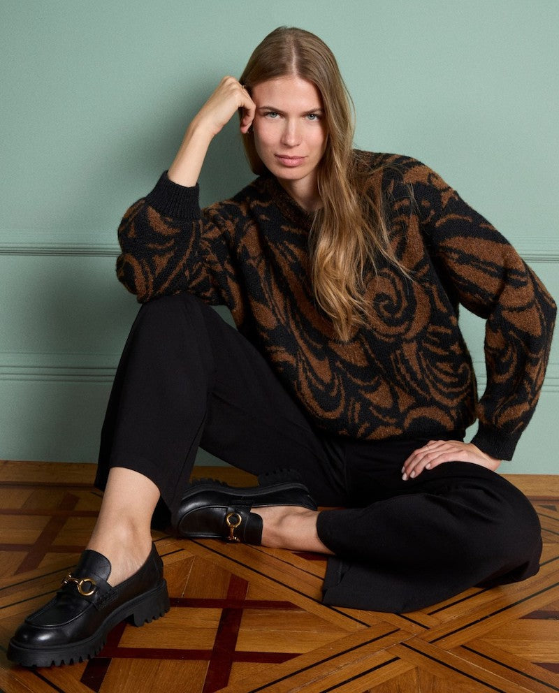 Gros pull jacquard Surkana