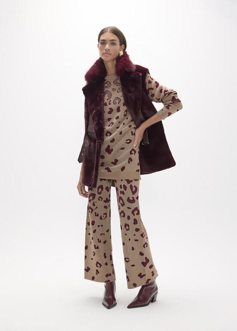 Pull tunique animalier Lola Casademunt