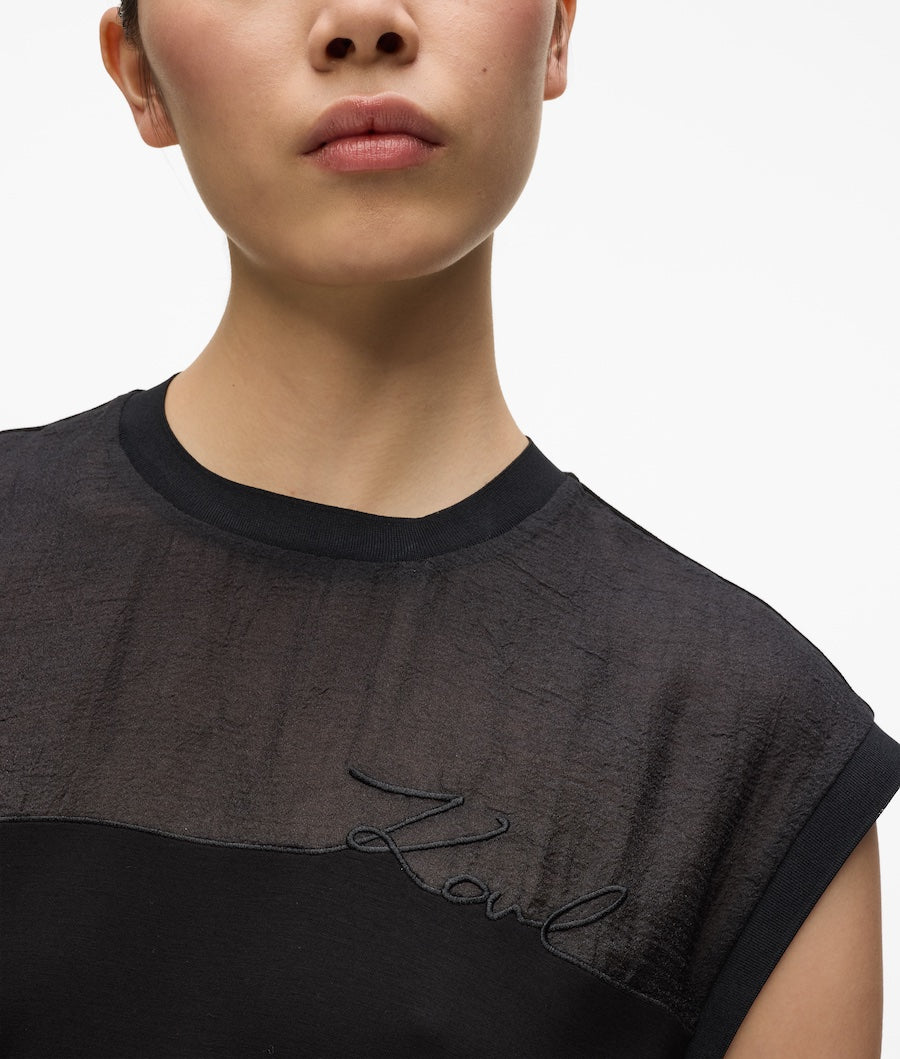 Robe courte signature Karl Lagerfeld