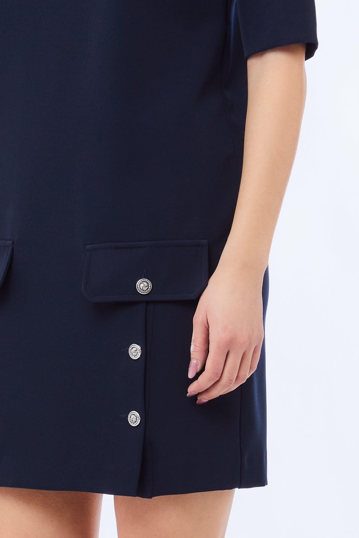 Robe  Liu Jo bleu marine Liu Jo MF5289 avec poches