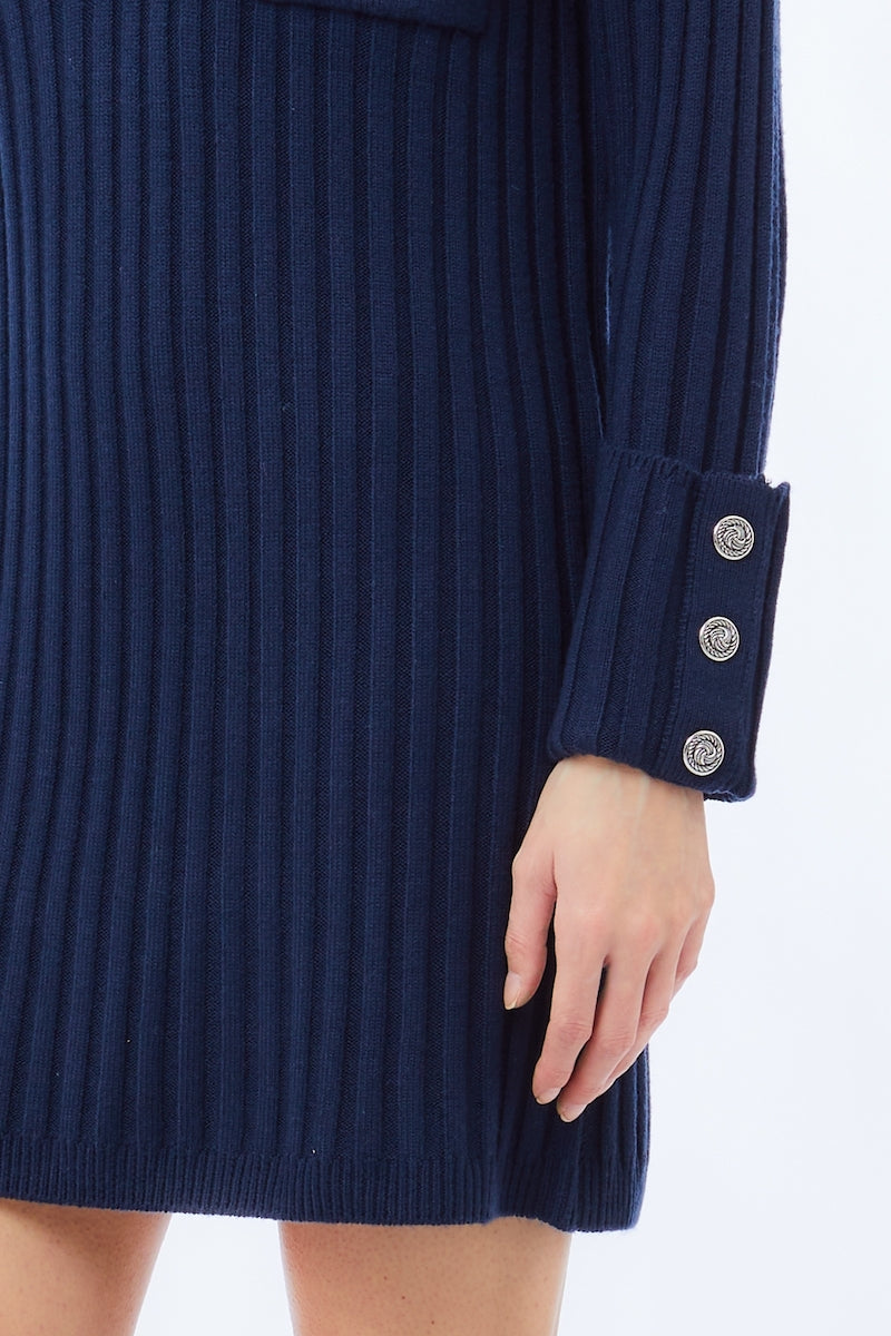 Robe en maille bleu Liu Jo