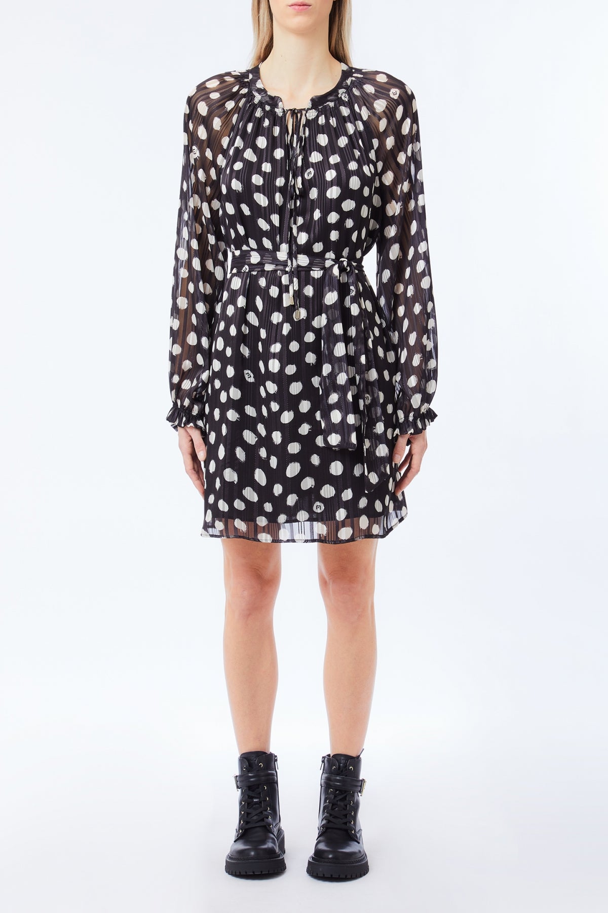 Robe à pois en mousseline Liu Jo