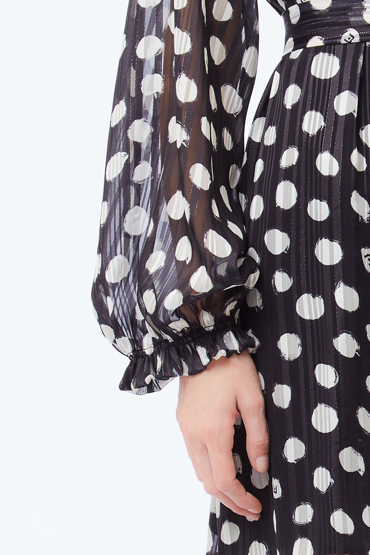 Robe à pois en mousseline Liu Jo