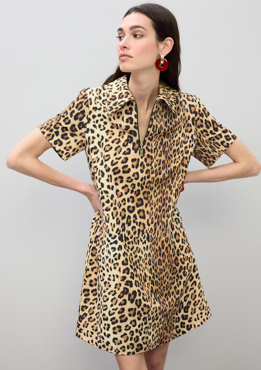 Robe chemise léopard Lola Casademunt