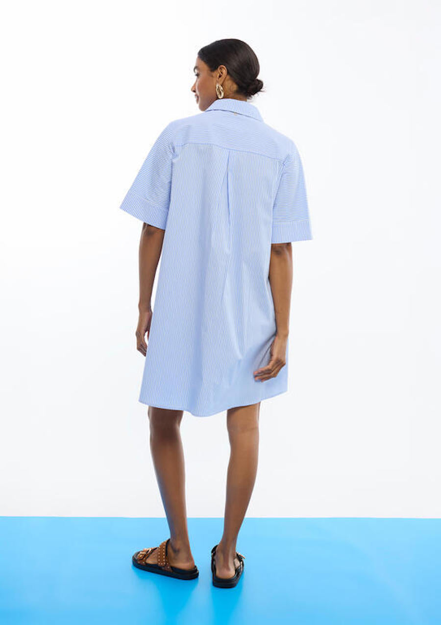 Robe évasé col chemise Lola Casademunt