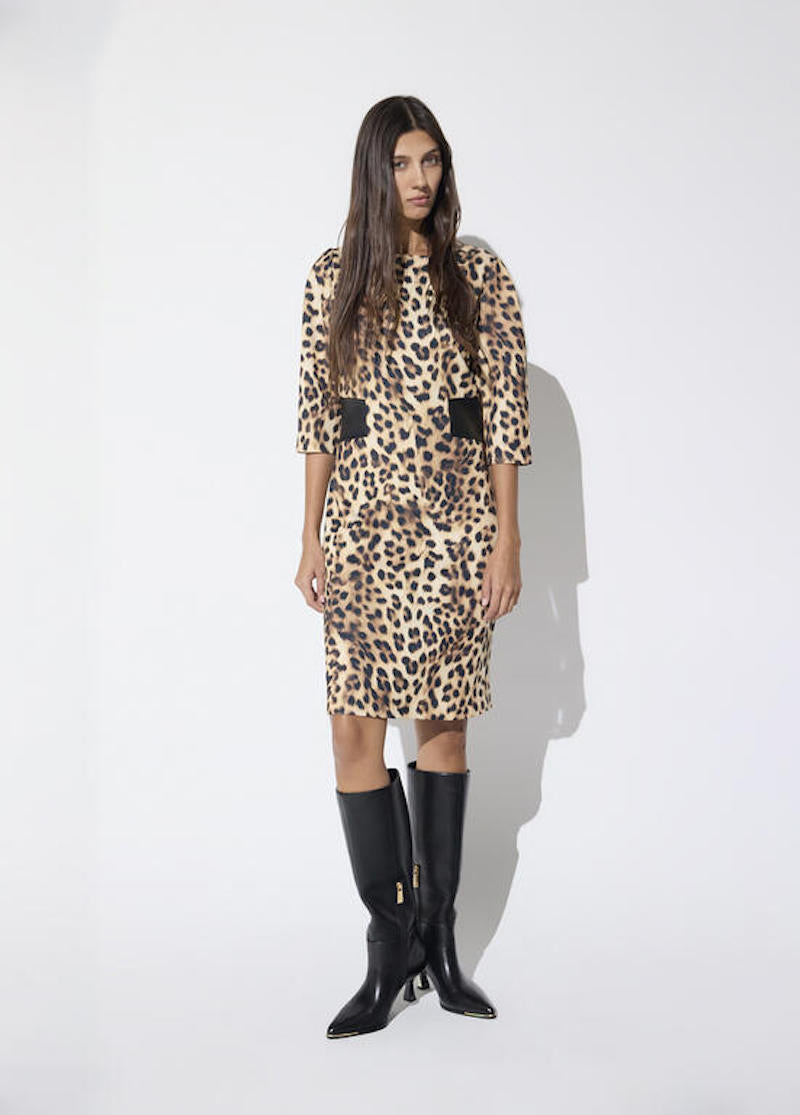 Robe appuyée imprimé léopard Lola Casademunt