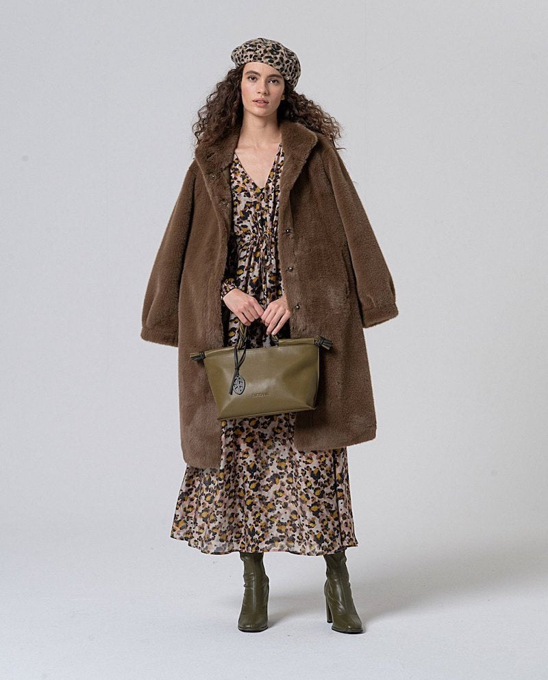 Robe longue animalier Surkana