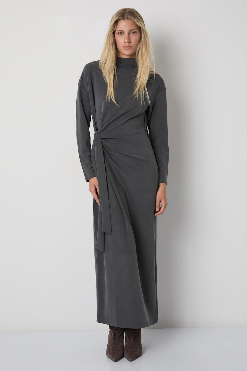 Robe longue grise BSB fashion