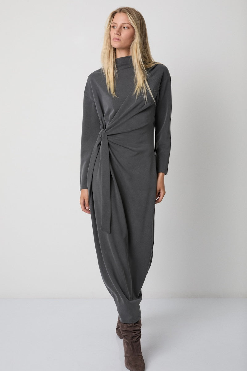 Robe longue grise BSB fashion