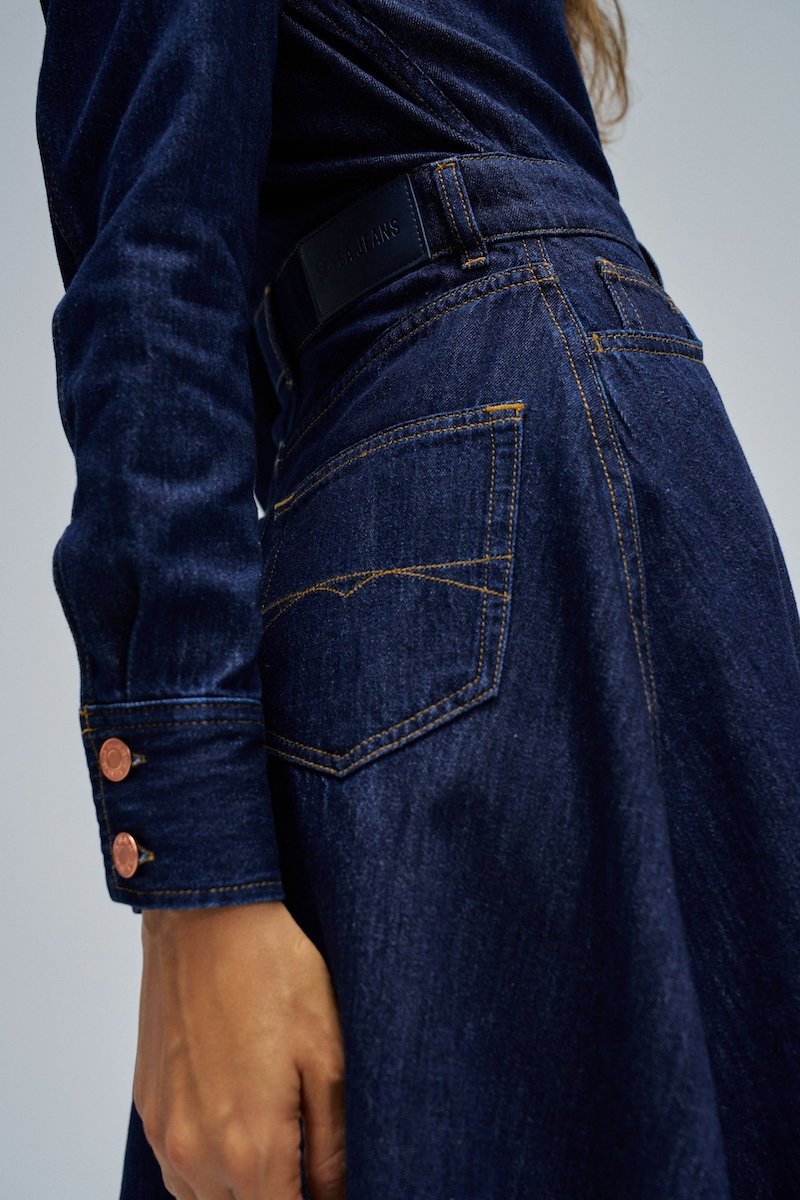 Robe midi en Jeans de chez Salsa