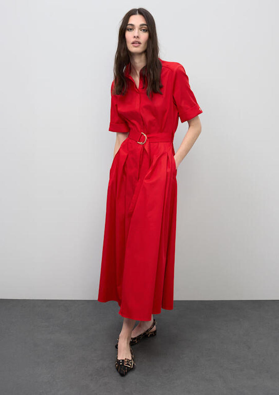 Robe midi rouge Lola Casademunt