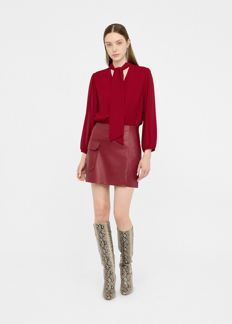 Robe rouge Liu Jo avec noeud