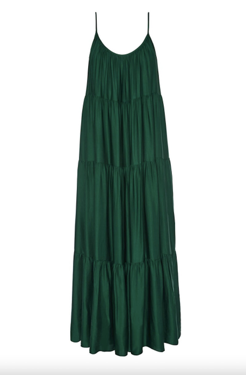 Robe longue verte BSB 055-211072