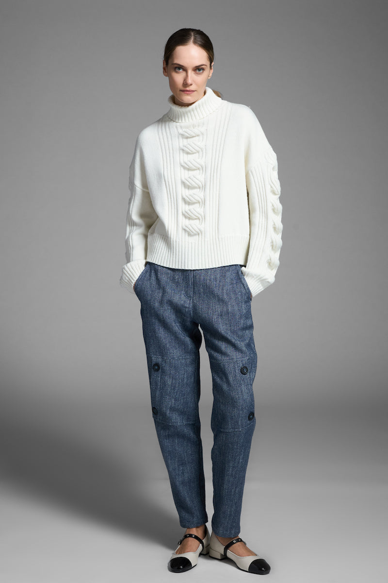 Pull torsadé Tricot Chic